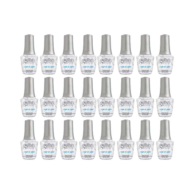 Gelish Top It Off Soak-Off Sealer Gel - Pack 24pcs x 15ml