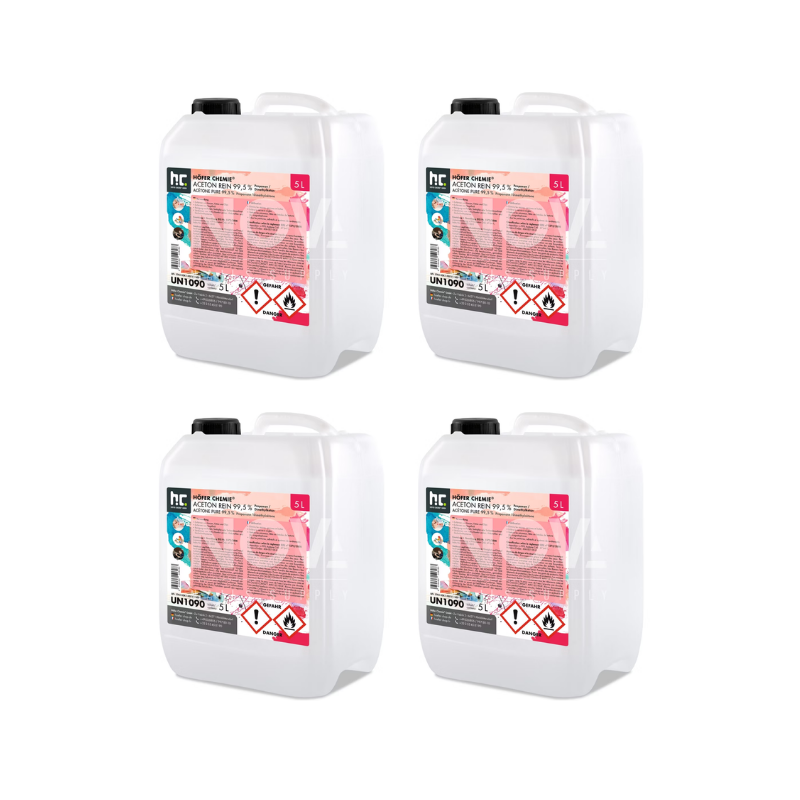 Acetone 99% PURE - Box 4 x 5liter