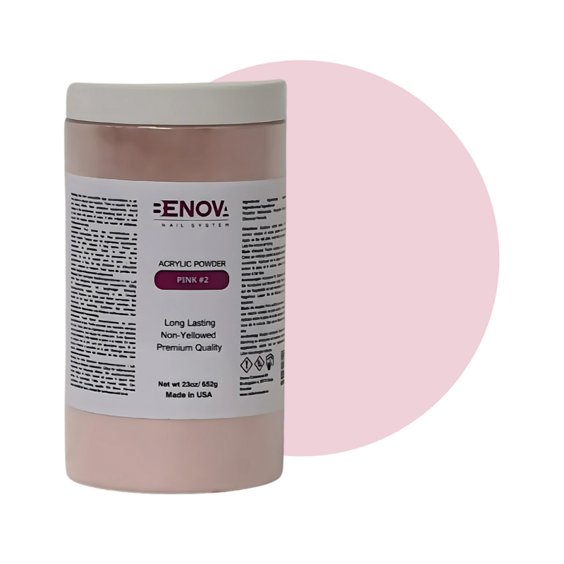 BENOVA ACRYLIC POWDER – PINK 2 650g