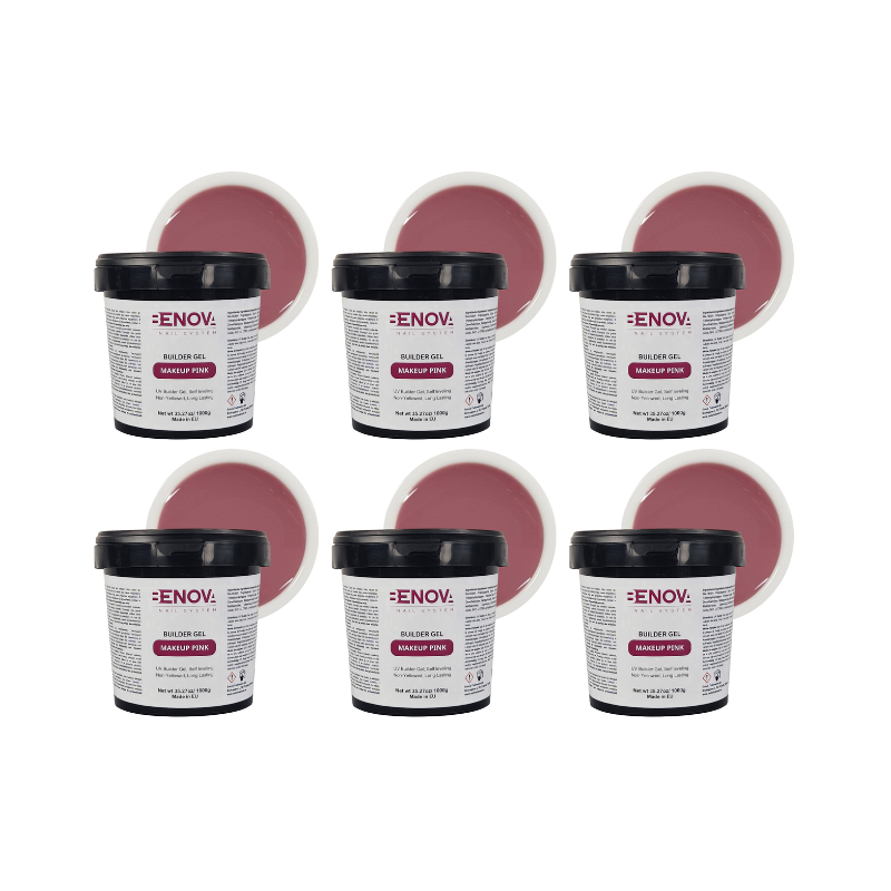 BENOVA Builder Gel - MAKEUP PINK - Pack 6 x 1000g