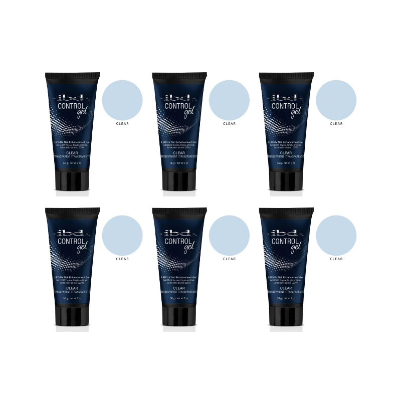 IBD Control Polygel - CLEAR - Pack 6 x 2oz/56g