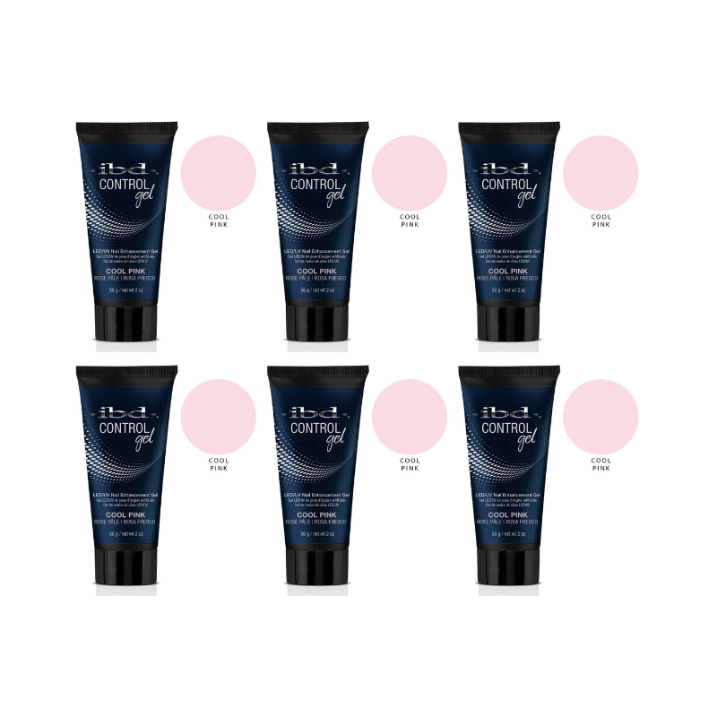 IBD Control Polygel - COOL PINK - Pack 6 x 2oz/ 56g