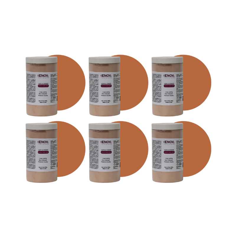 BENOVA ACRYLIC POWDER – Makeup Dark Nude - Pack 6 x 650g