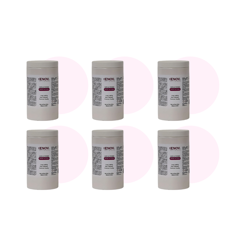 BENOVA ACRYLIC POWDER – Mixed Natural - Pack 6 x 650g