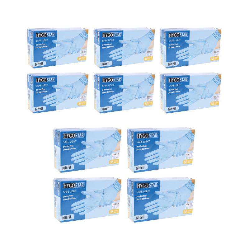 HYGOSTAR Niltrile Gloves Powder Free - Small (BOX 10 PACK)
