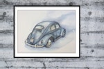 Fine Art Print  Volkswagen Typ 1