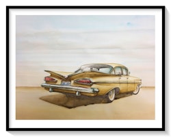 Fine Art Print - Chevrolet Bel Air 1959