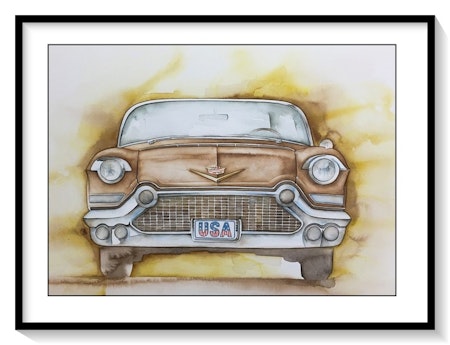 Fine Art Print - Cadillac Eldorado 1957