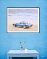 Fine Art Print - Chevrolet Corvette 1963