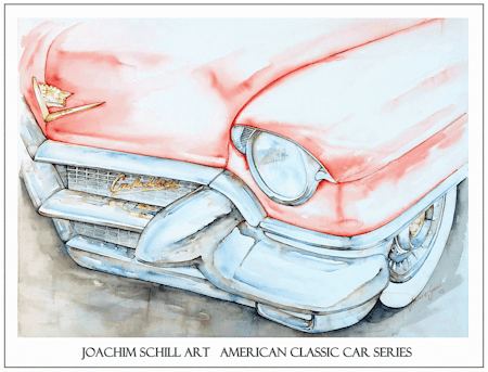 Poster Cadillac 1956