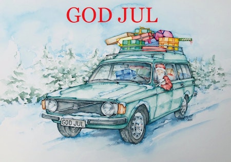 VOLVO Express GOD JUL - Julkort 10st