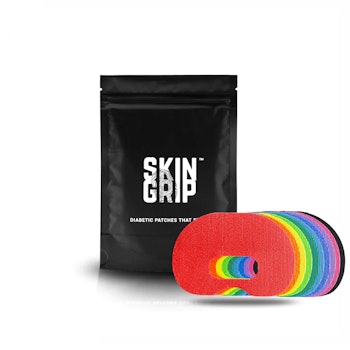 20x Skin Grip Medtronic Guardian Patches - Rainbow