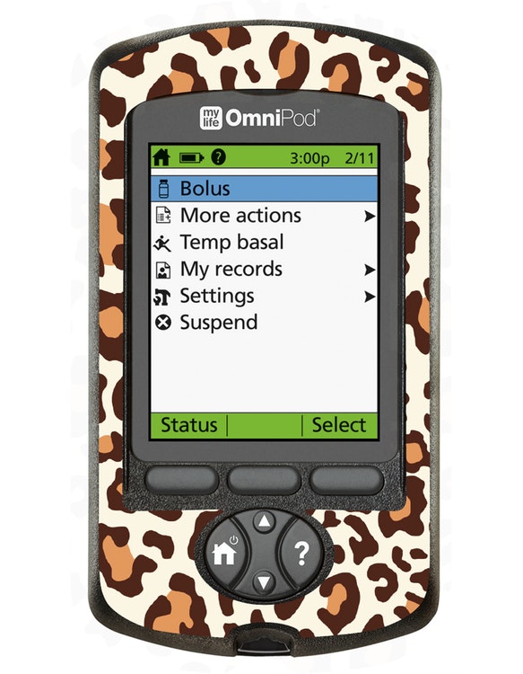 Omnipod PDM Sticker - Leopard