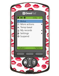 Omnipod PDM Sticker - Lips