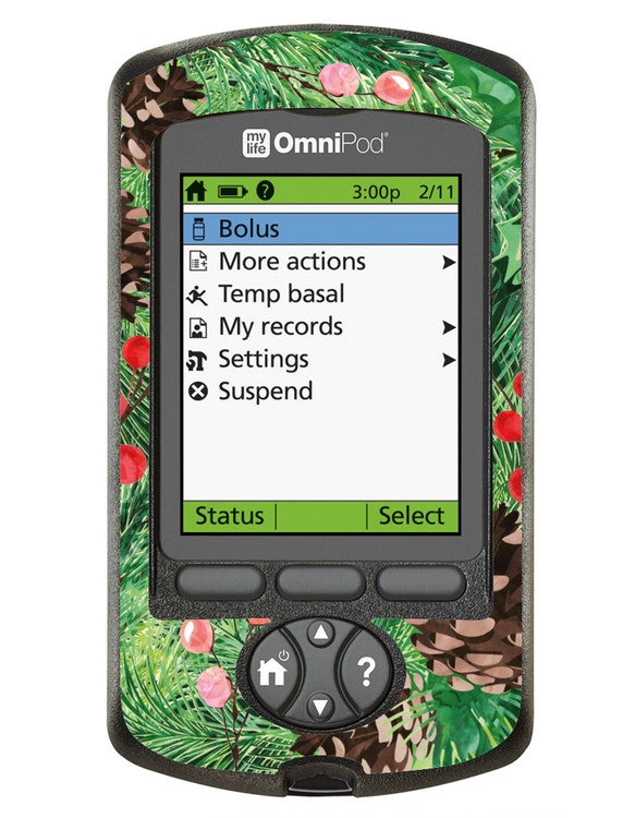 Omnipod PDM Sticker - X-MAS