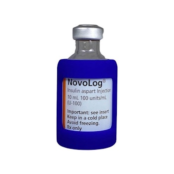 Insulin Vial Protective Silicone Sleeve Blue