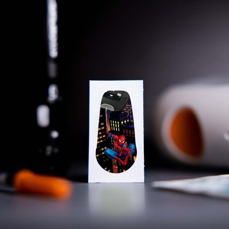 Sticker Dexcom G6 Transmitter - Spiderman