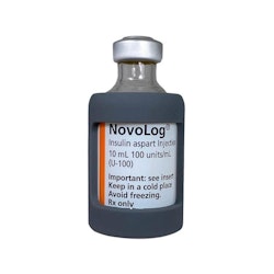 Insulin Vial Protective Silicone Sleeve Grey