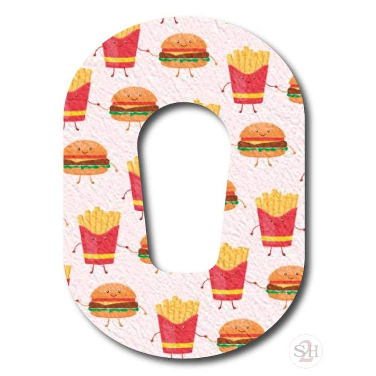 OverLay Patch Dexcom G6  - Burgers n' Fries