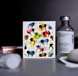 Stickers Omnipod - Mickey Mouse is Coloring Diabetes