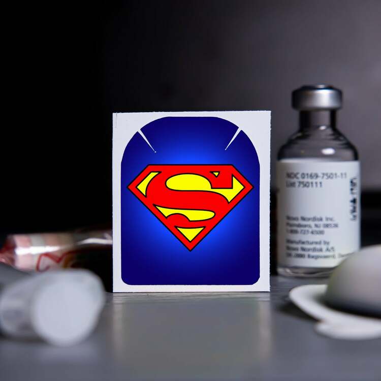 Stickers Omnipod - Superman