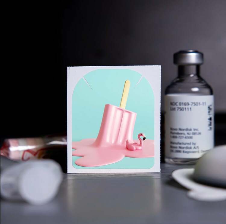 Stickers Omnipod - Flamingo Ice