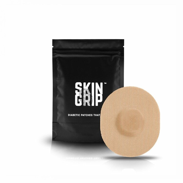 20x Skin Grip Libre / Medtronic Guardian / Enlite / Dexcom Adhesive Patches - Black