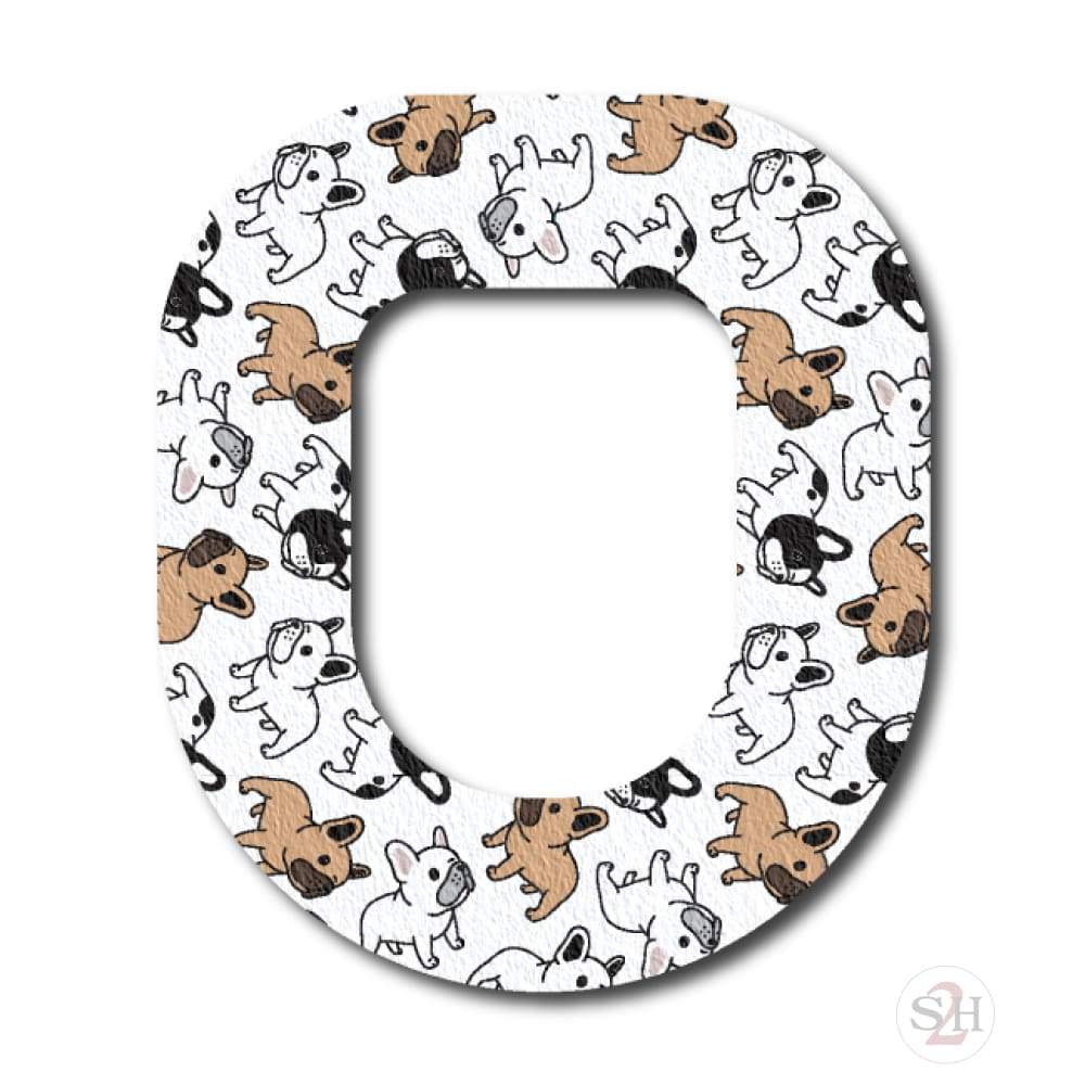 OverLay Patch Omnipod  - Puppies White