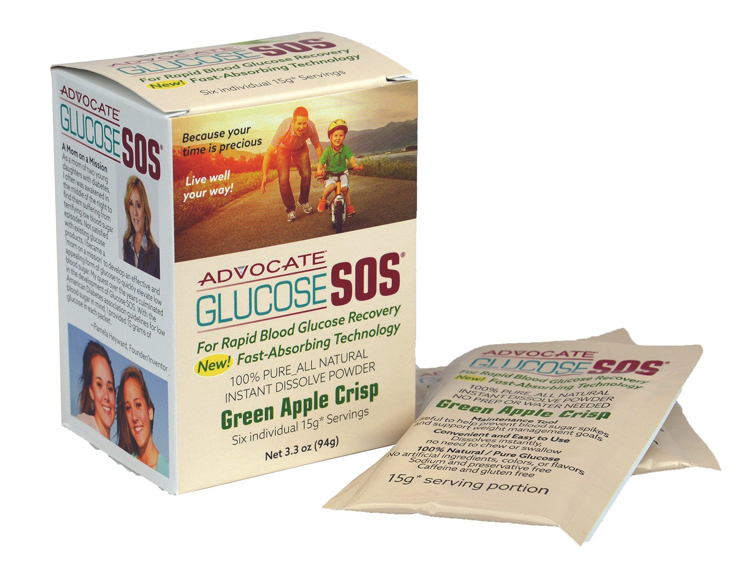 Glucose SOS Packs - Green Apple Crisp