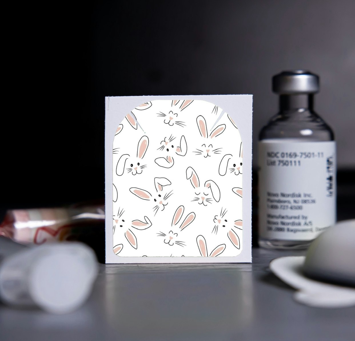 Stickers Omnipod - Bunnies