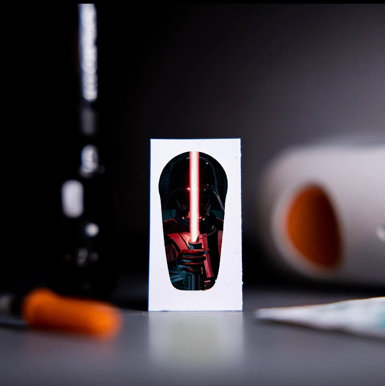 Sticker Dexcom G6 Transmitter - Darth Vader Lightsaber