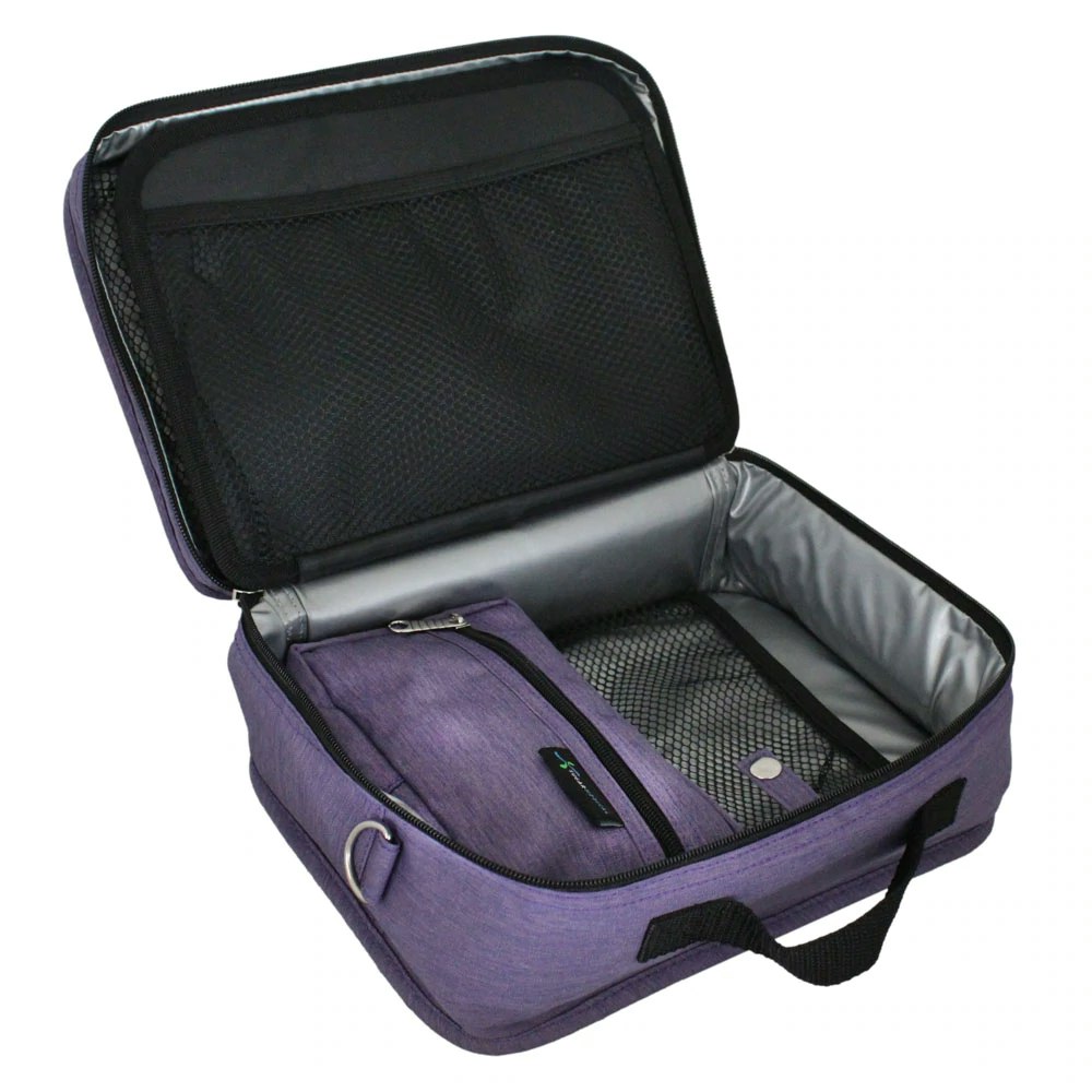 Insulated Diabetes Travel Bag - Purple