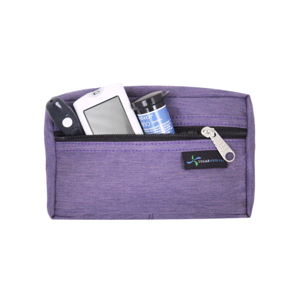 Smart and Cool Diabetes Travel Bag - Purple