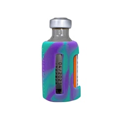 Insulin Vial Protective Silicone Sleeve - Purple Green