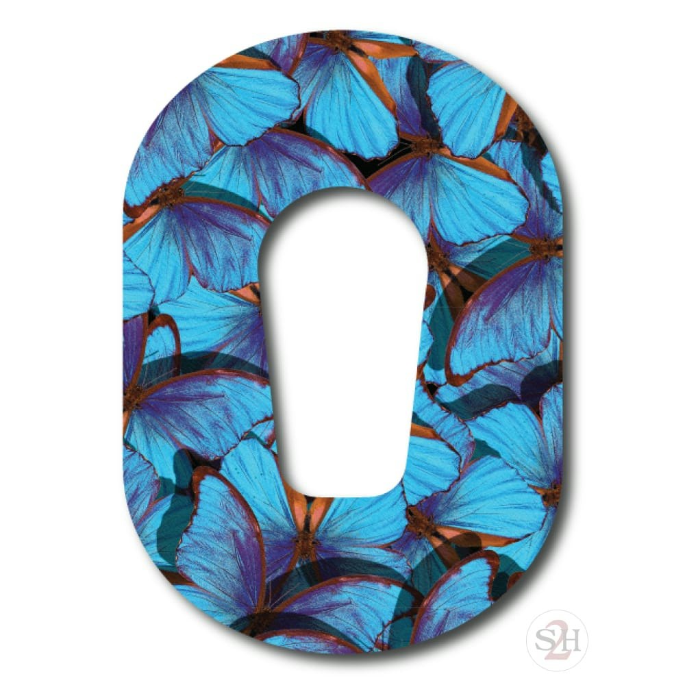 OverLay Patch Dexcom G6  - SkyBlue Butterflies