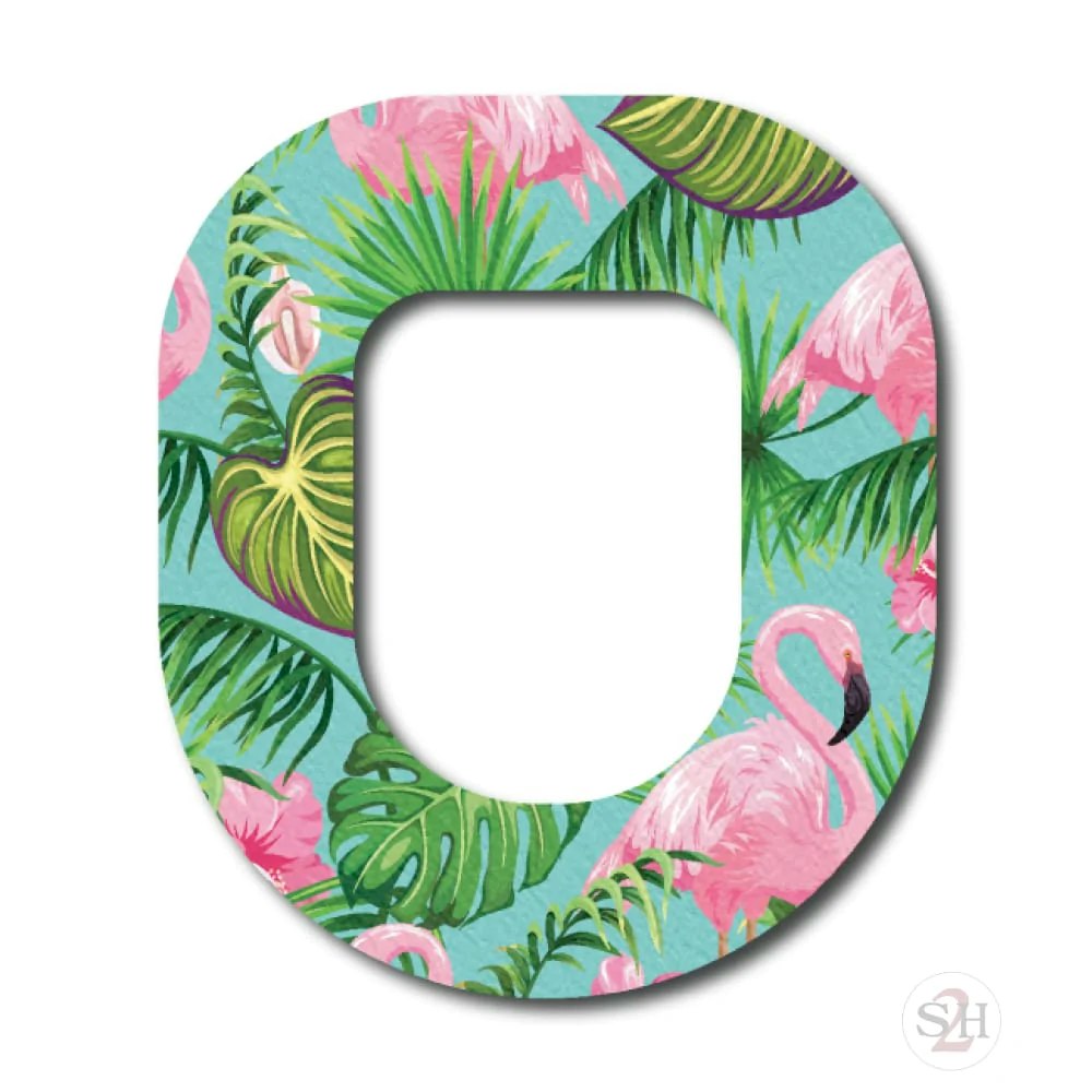 OverLay Patch Omnipod - Tropical Flamingo