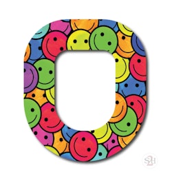 OverLay Patch Omnipod - Colorful Smiles