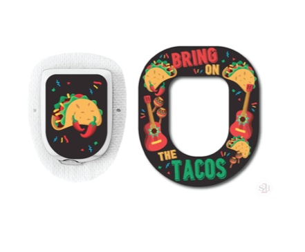 OverLay Patch With Center Omnipod - Taco Tuesday