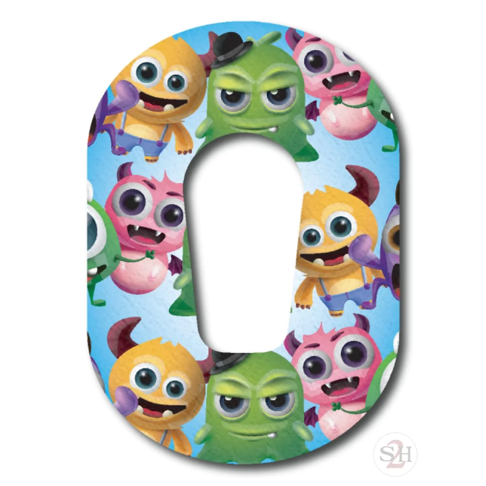 OverLay Patch Dexcom G6  - Cute Monsters