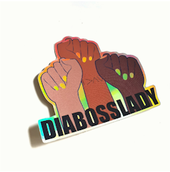 DiaBossLady Holographic Sticker