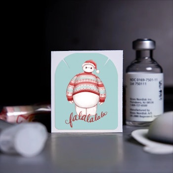 Stickers Omnipod - Baymax Christmas Sweater