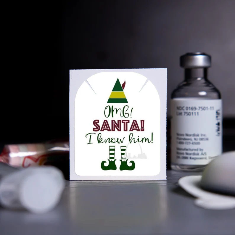 Stickers Omnipod - I Know Santa