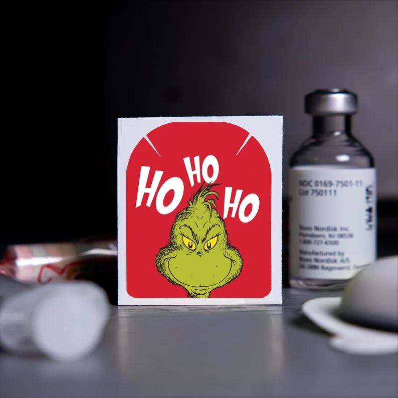 Stickers Omnipod - Ho Ho Grinch