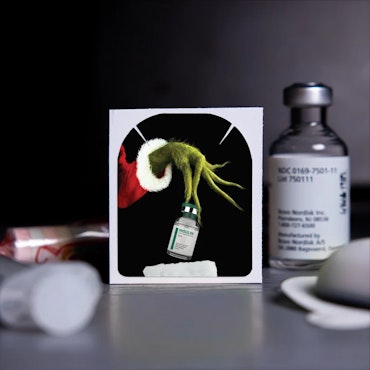 Stickers Omnipod - Insulin Grinch