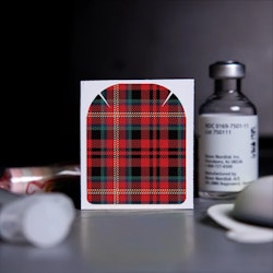 Stickers Omnipod - Red Plaid