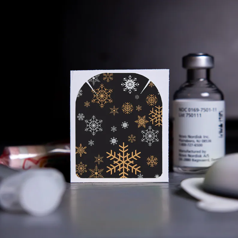 Stickers Omnipod - Snow Flakes