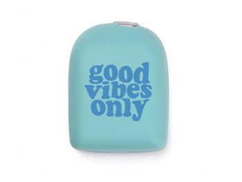 Omnipod Cover - Good Vibes - Light Blue