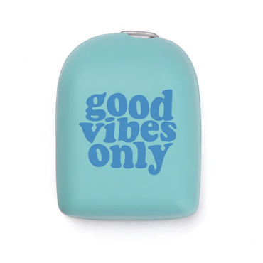 Omnipod Cover - Good Vibes - Light Blue