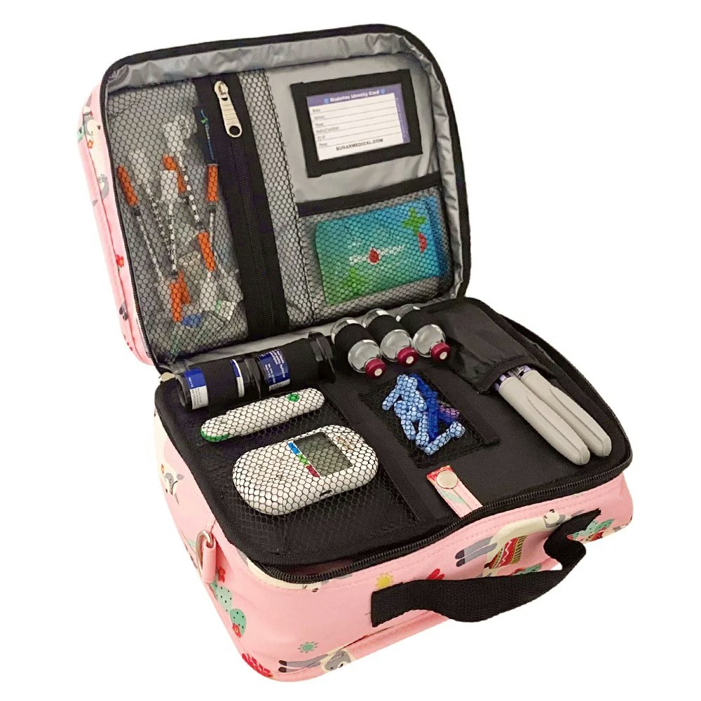 Insulated Diabetes Travel Bag - Lama