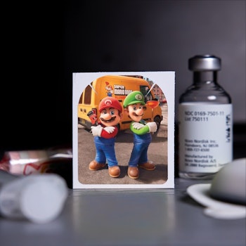 Stickers Omnipod - Mario & Luigi